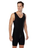 VARİTEKS 242 Erkek Body Fermuarlı Diz Üstü Liposuction Korse