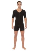 VARİTEKS 243 Erkek Fermuarlı Kollu Diz Üstü Liposuction Korse